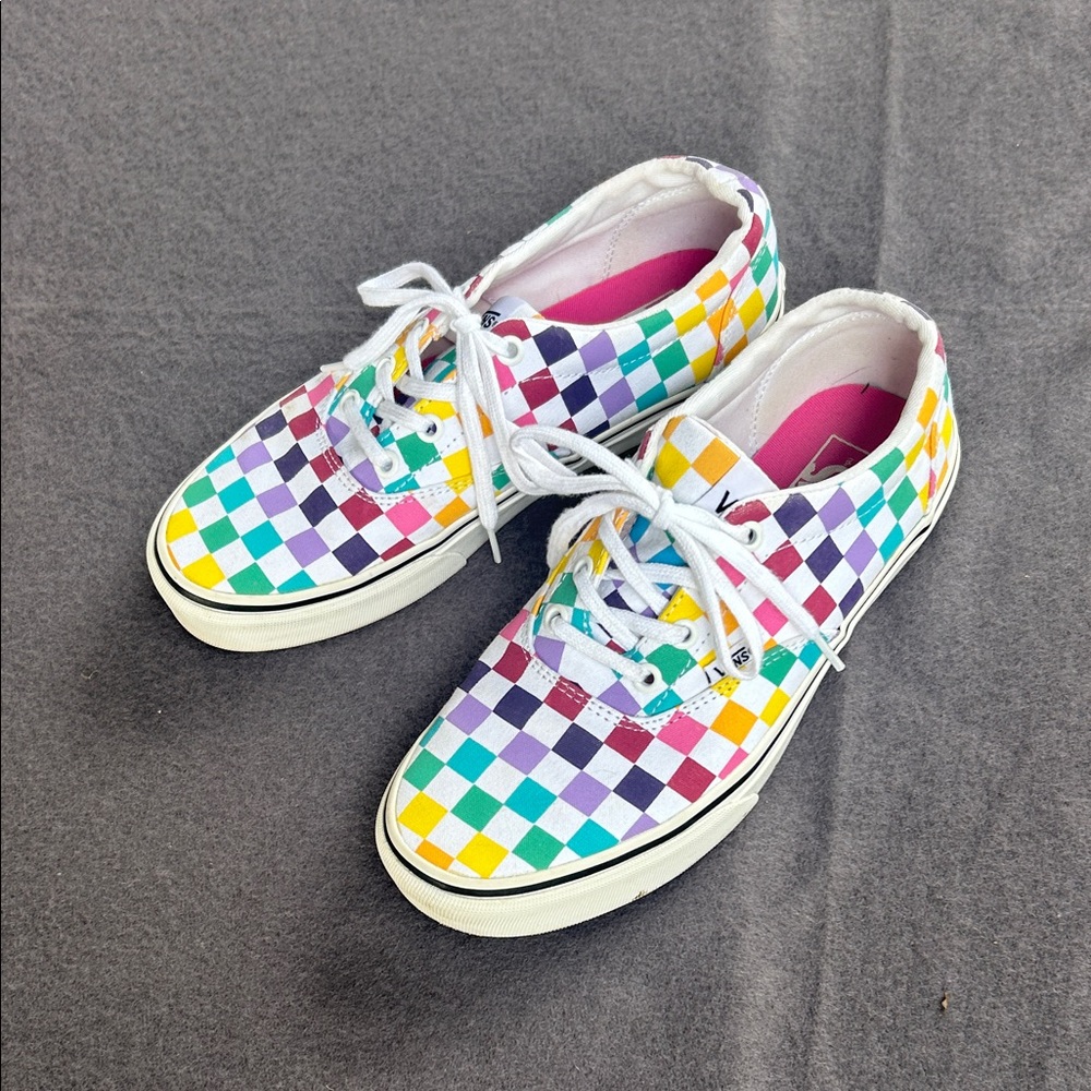 Vans Colorful Checkered Sneakers